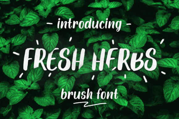 Fresh Herbs Font