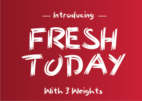 Fresh Today Font Poster 1