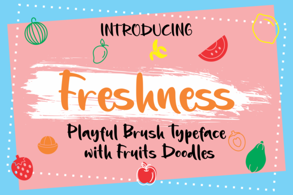 Freshness Font Freshness Font Poster 1