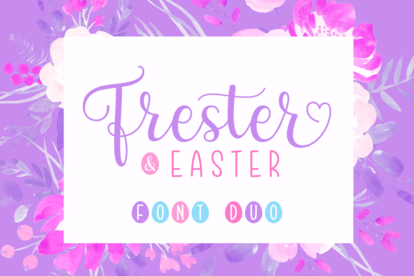 Frester & Easter Duo Font Poster 1