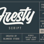 Fresty Font Poster 1