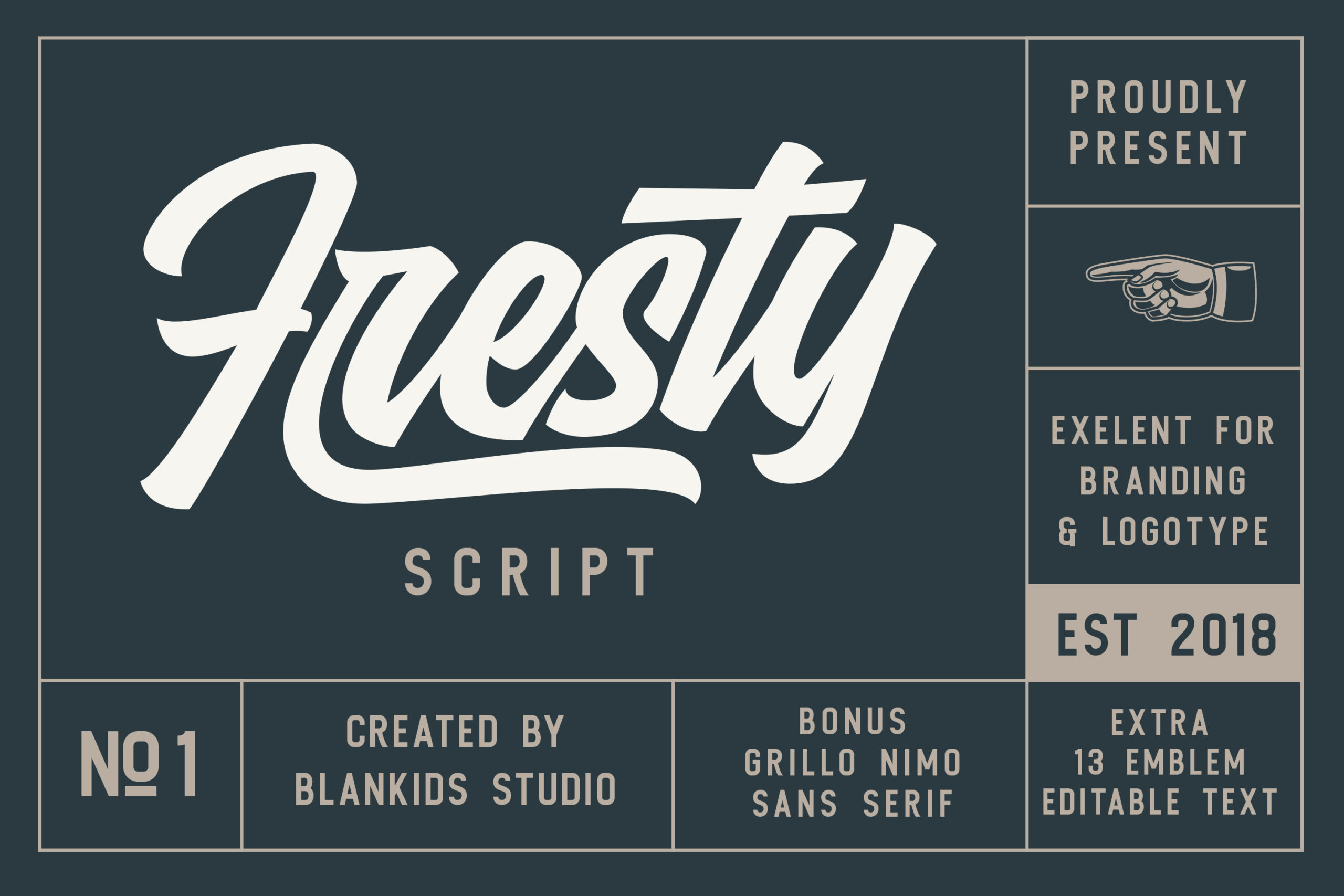 Fresty Font Poster 1