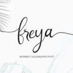 Freya Font Poster 1