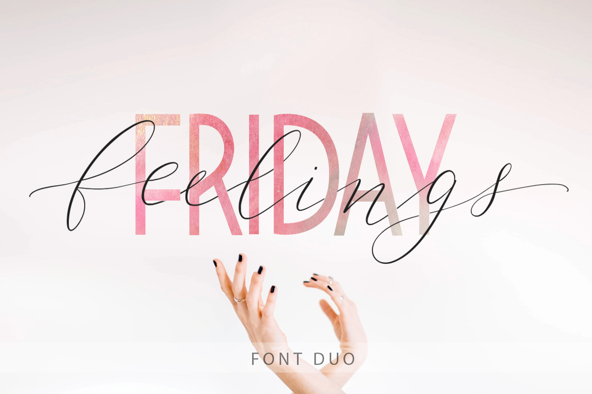 Friday Feelings Font Poster 1
