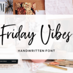 Friday Vibes Font Poster 1