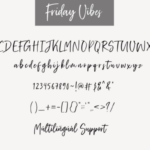 Friday Vibes Font Poster 7