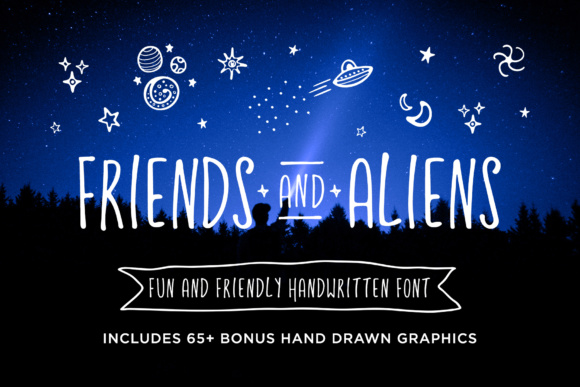 Friends and Aliens Font