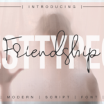 Friendship Font Poster 1