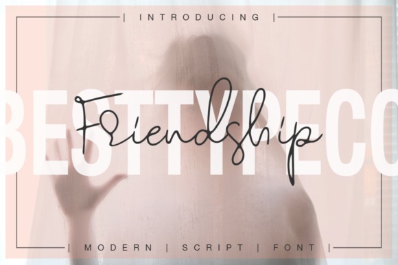 Friendship Font Poster 1