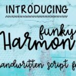 Funky Harmon Font Poster 1