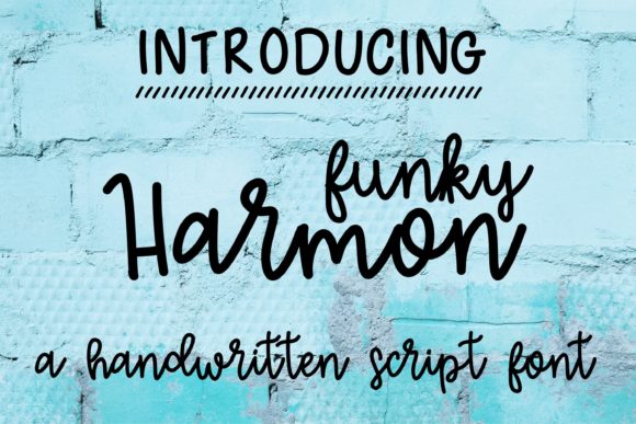 Funky Harmon Font Poster 1