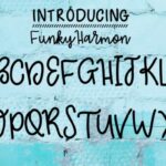 Funky Harmon Font Poster 2