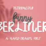 Funny Berliner Font Poster 1