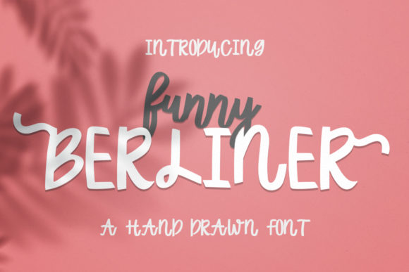 Funny Berliner Font Poster 1