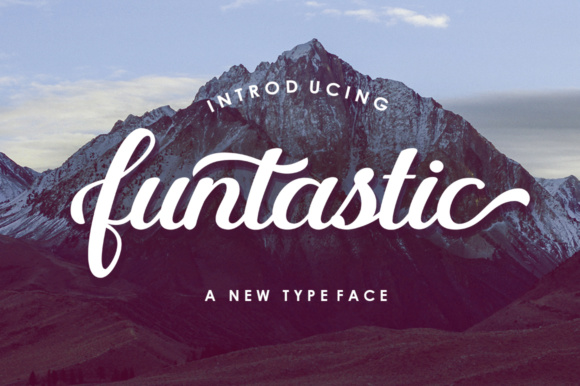 Funtastic Script Font Poster 1