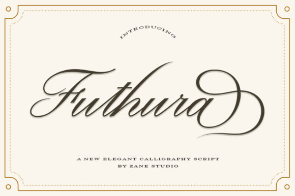 Futhura Script Font Poster 1