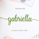 Gabriella Font Poster 1