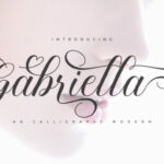 Gabriella Script Font Poster 1