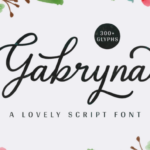 Gabryna Font Poster 1
