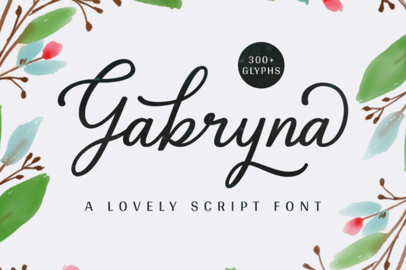 Gabryna Font Poster 1