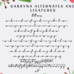 Gabryna Font Poster 12