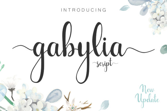 Gabylia Script Font Poster 1
