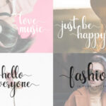 Gabylia Script Font Poster 9