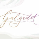 Galgadot Font Poster 1