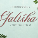 Galisha Font Poster 1