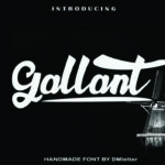 Gallant Font Poster 1