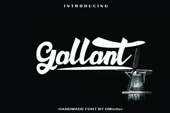 Gallant Font Poster 1