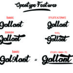 Gallant Font Poster 3