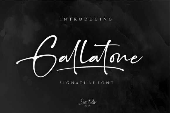 Gallatone Font Poster 1