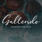 Gallendo Font Poster 1