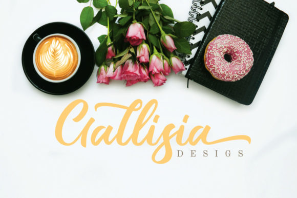 Gallisia Script Font Poster 1