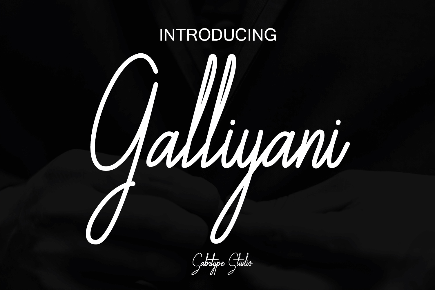 Galliyani Font Poster 1