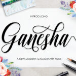Ganesha Script Font Poster 1