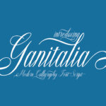 Ganitalia Font Poster 1