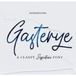 Gasterye Font Poster 1