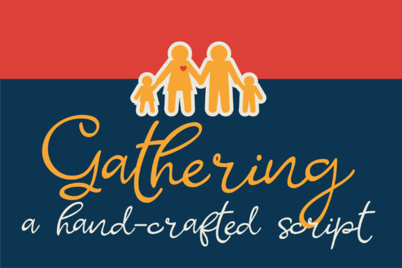 Gathering Font Poster 1