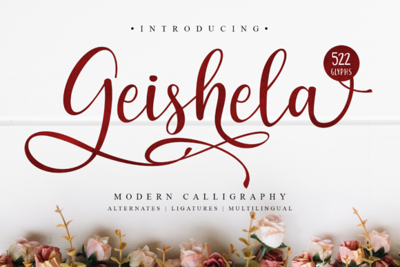 Geishela Script Font