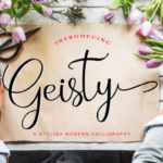 Geisty Font Poster 1