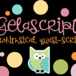 Gelascript Font Poster 1