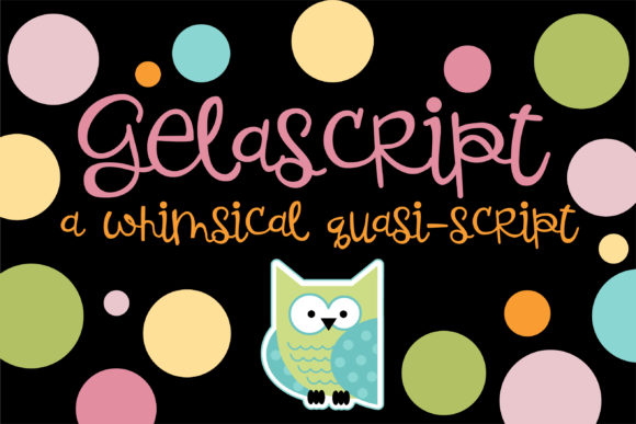 Gelascript Font Poster 1