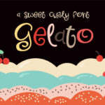 Gelato Font Poster 1