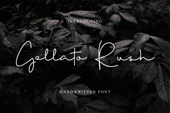 Gellato Rush Font Gellato Rush Font Poster 1