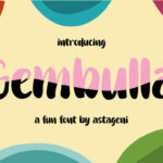 Gembulla Font Poster 1