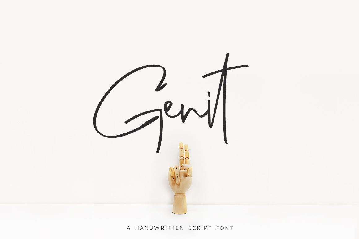 Genit Font Poster 1