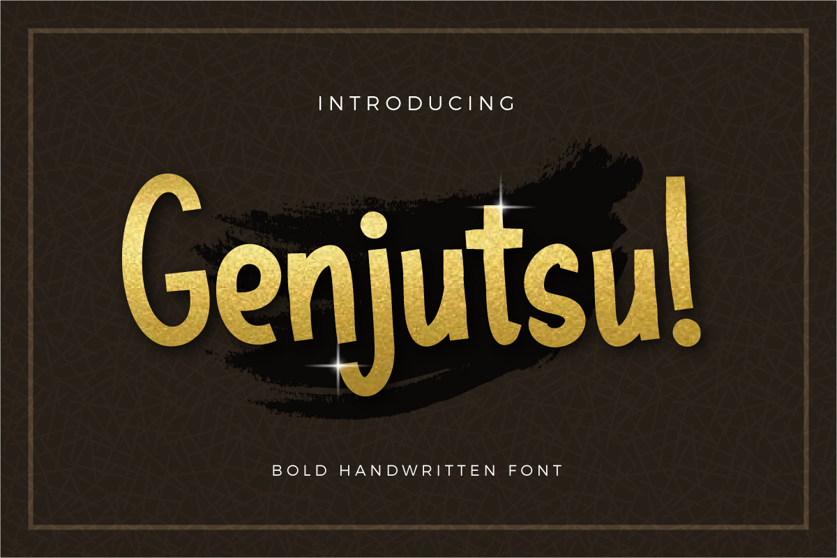 Genjutsu Font Poster 1