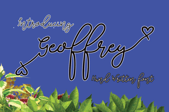 Geoffrey Font Poster 1